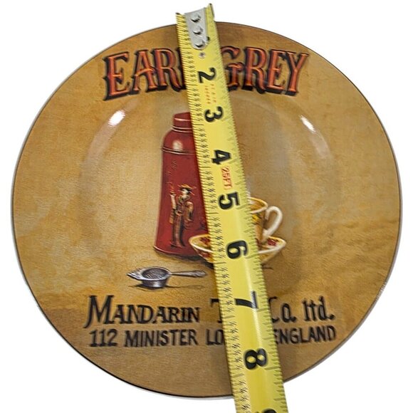 Sakura Tea Cups Design 8 ¼” Stoneware Salad Luncheon Plates – Set of 3 - Picture 12 of 16